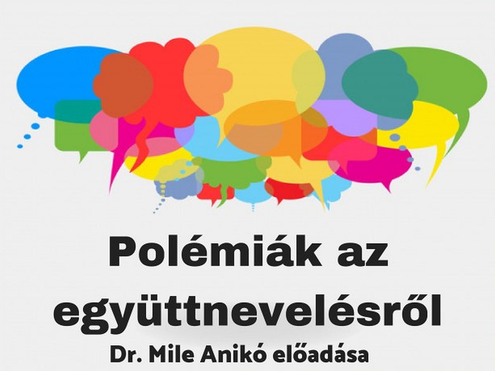 Polémiák az együttnevelésről - Mile Anikó előadása a Pedagógiai Szakkönyvtárban